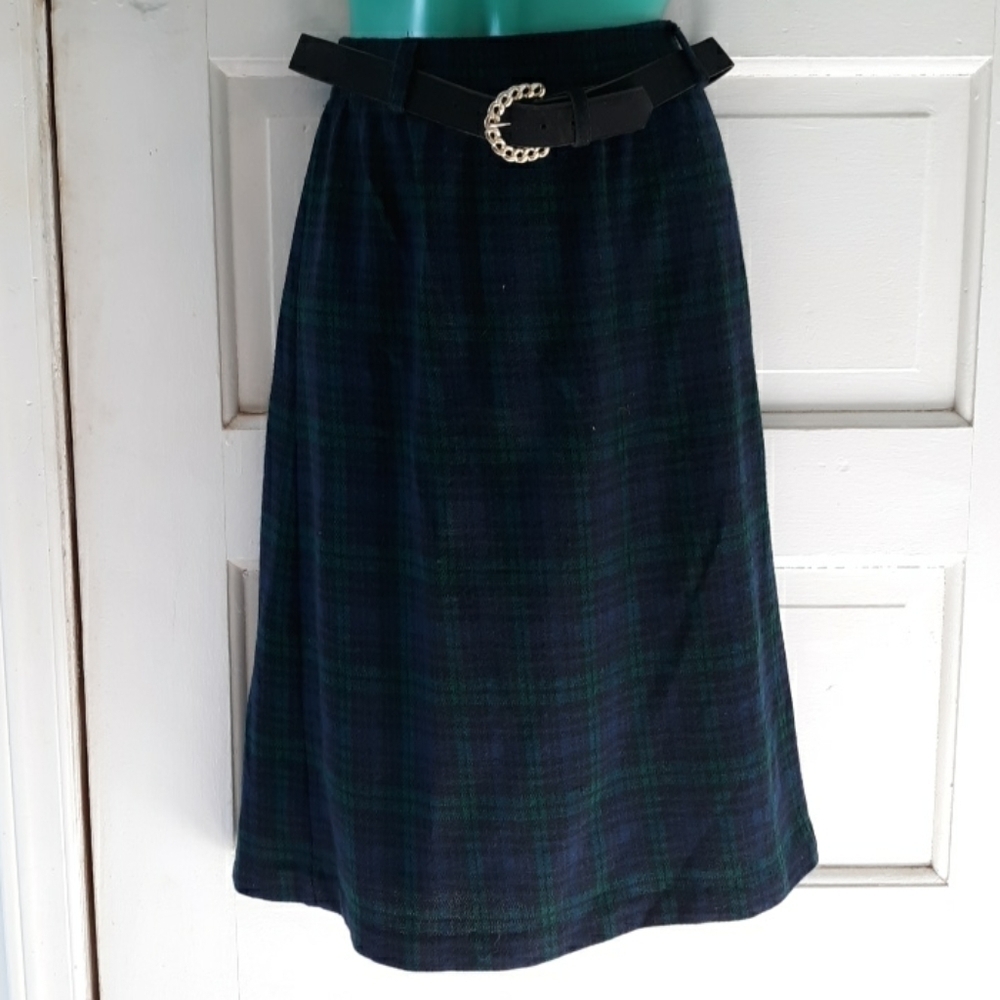 Vtg plaid Cape Cod Sportswear skirt Dark Academia  Celtic Tartan Scottish